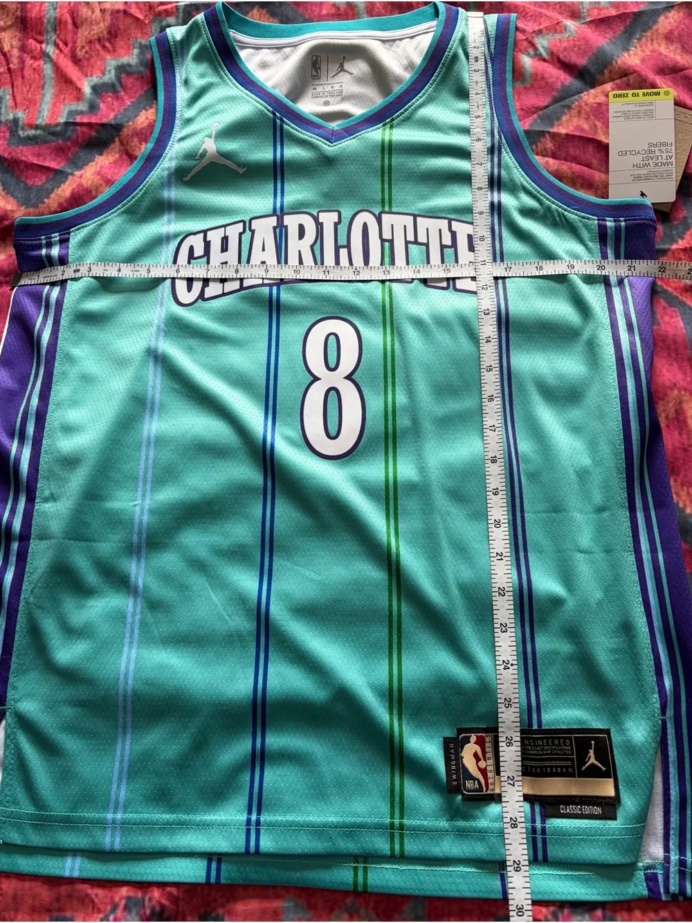 Charlotte Hornets Kobe Bryant Jersey size L